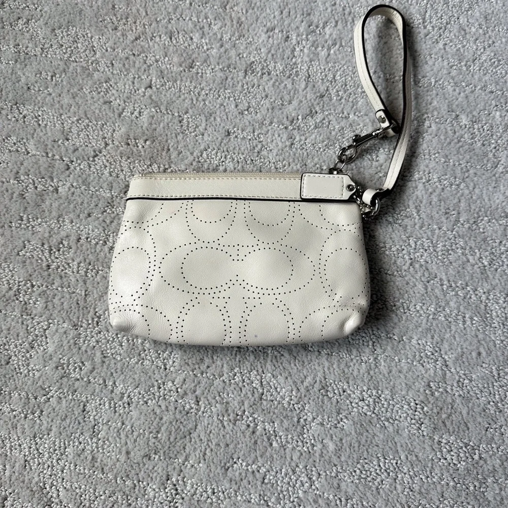 Coach white cream